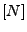 $[N]$
