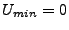 $U_{min}=0$